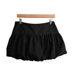 Windsor Black Bubble Mini Skirt Women's Size M Coquette Whimsigoth